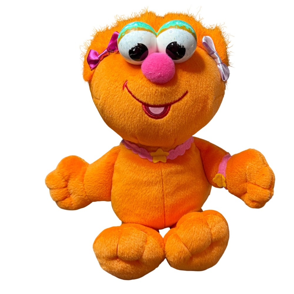 Fisher-Price Zoe Plush Sesame Street Orange Stuffed Animal Toy 2002